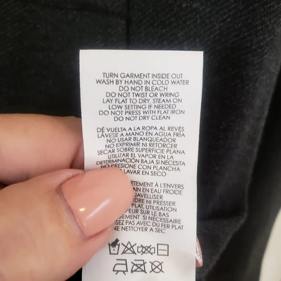CAbi Style 3184 Mesh Back Gray Black Jacket - Picture 5 of 5